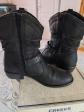 Creeks bottines femme noires 36 synth�tique boucles fermeture �clair talon bloc