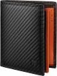 Portefeuille Homme Vertical TEEHON Porte Cartes Cuir Rangement porte billets