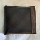 Burberry Portefeuille homme bifold cuir noir marron pliant cartes cr�dit