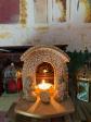 Cr�che de No�l Nativit� bougeoir originale et d�corative dor�e et blanche neuve