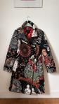 Desigual manteau femme M mi long multicolore � boutons manches longues