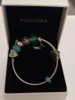 PANDORA Bracelet breloques argent sterling 925 avec charms .