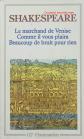 Le Marchand de Venise, Beaucoup de bruit pour rien, Comme il vous plaira   Willi