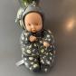 doudou poup�e b�b� grise luminescent la t�te dans les nuages COROLLE 2021
