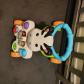Fisher Price Trotteur porteur b�b� z�bre multicolore plastique poign�e bleue