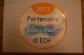 STICKERS AUTOCOLLANT OFFICIEL PARTENAIRE EDF BLEU CIEL 2011
