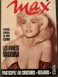 MAX n�27 juin 1991 Madonna   poster original pr�sent   Sting De Niro   rare