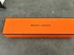 Apple Watch Herm�s bo�tier argent�, bracelet orange, compatible iOS