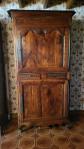 Armoire ancienne homme debout bois massif