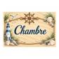 Plaque Chambre 20 x 15 cm d�coration marine porte bord de mer