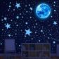 512 �toiles Phosphorescentes Plafond Lune Fluorescente Chambre Glow in the Dark