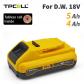 Batterie TPCELL 4Ah 21700 Li Ion 20V DCB200 Outil Compatible DeWalt