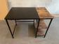 Bureau style atelier industriel. Bois-m�tal. 100 x 60 x 75 cm. Tr�s bon �tat.