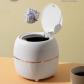 Mini Poubelle De Bureau Cr�ative En Plastique Avec Couvercle � Bouton   Petite P