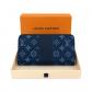 Louis Vuitton Portefeuille homme cuir monogramme noir-bleu zipp� cartes