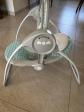 Baby Relax Balancelle b�b� avec arche d'activit�s, vert blanc gris