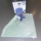 B�b� Douceur doudou couverture dinosaure bleu vert d'eau T REX