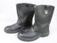 Dunlop Steel Toe Safety Work Boots Black Leather Men's US 16 Rare Big Size