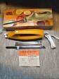 Couteau �lectrique Moulinex CE1A Vintage Orange 70s  Complet bo�te & notice 120W