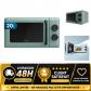 Cecotec Micro ondes R�tro 20L Proclean 3010 Green 700W 6 niveaux