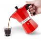Cafeti�re italienne KFR 640 A 6 tasses rouge   Capacit� g�n�reuse