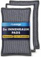 � Lot De 3 Tampons Int�rieurs   Nettoyage En Profondeur Des Pores Du Plastique,