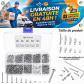 Vis M2 t�te cylindrique six pans creux 920 pi�ces acier inoxydable �crous