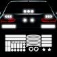 autocollants r�fl�chissants pour jante de voiture, moto, v�lo pour visibilit�
