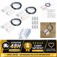 Gebildet 3 Contacts Magn�tiques NO-NC Capteur Porte Fen�tre Alarme