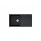 Evier � encaster en tectonite 1 cuve et 1 �gouttoir Orion Carbone FRANKE