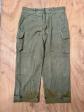 Trashed 1952 French Army M47 Trousers Early Model Cotton Canvas
