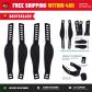 Gejoy Exercise Bike Pedal Straps 2 Pairs Widened Adjustable Foot Straps
