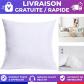 MIULEE Coussin de Garnissage 40x40 cm Blanc, Coussin D�coratif pour Canap� et
