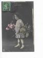 Fantasy Card For Child With Flowers