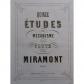MIRAMONT Fifteen Mechanism Studies for Flute ca1868