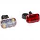 Eclairage Led V�lo Feux de v�lo avant et arri�re avec 4 piles AAA Incluses