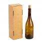 bo�tes en carton avec anse verte et s�parateur interne pour bouteilles de vin