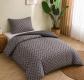 Parure de lit simple en microfibre bross�e douce   Tissu qualit� sup�rieure