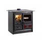Nordica Extraflame Cuisini�re � Bois 9.5kw Noir Anthracite ROSAL.16ACIER