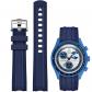 REBANDACE Bracelet de rechange en caoutchouc souple pour montre Omega x Swatch M