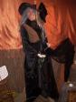 Tenue de sorci�re Halloween: robe , tablier, masque avec perruque taille 38 42
