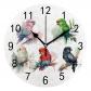 Horloge murale ronde � suspendre pour salon, salle de bain, cuisine, bureau