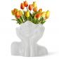 Vase � Fleurs, d�coration de Bureau, en c�ramique, Forme f�minine, id�al pour