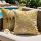 Jayusaror Housse de Coussin Canap� Jaune 40 x 40 40 x 40 cm (Lot 2),