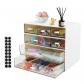 Organiseur de bureau � 4 niveaux avec 7 tiroirs, bo�te de rangement de bureau