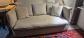 louvre Canap� tissu Dehoussable  beige avec coussins, L 163 cm H 80 cm