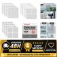 Secopad Kit R�paration Moustiquaire 38 Pi�ces Gris Adh�sif Fen�tre Porte