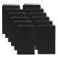 carnets de poche, petits blocs notes de 7,6 x 12,7 cm, mini carnets � spirale