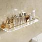 �tag�re d'angle flottante dor�e pour salle de bain, cuisine, chambre � coucher