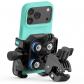 Alyvisun Support T�l�phone Moto, V�lo & Trottinette, Anti Vibration Bleu noir
